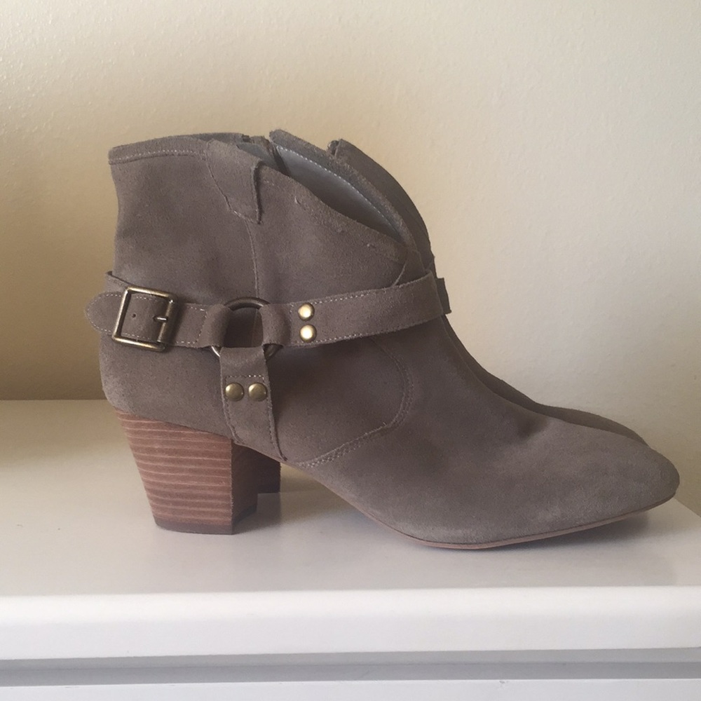 Taupe booties